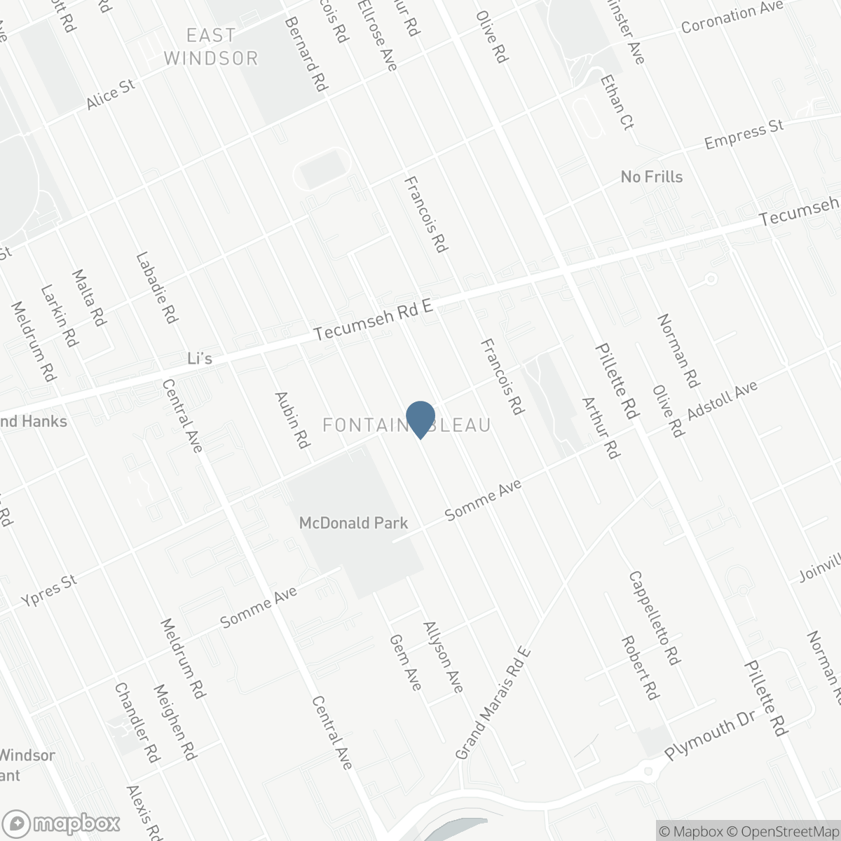 2402 Tourangeau, Windsor, Ontario N8W 4N7